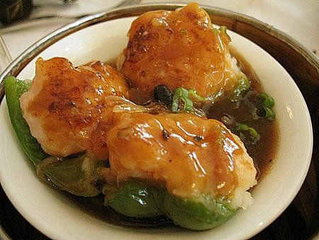 Stuffed Green Bell Peppers With Shrimp